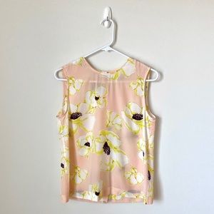 Equipment Reagan Floral Silk Shell Tank